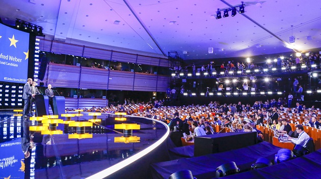 Press conference in Brussels after the European Parliament election, 26 May. / A. Haulot, European Parliament,