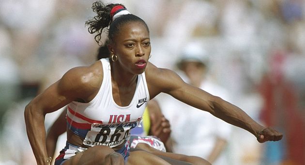 Gail Devers won the 100m at the Barcelona Olympic Games in 1992. / USA Olympic Committe.,