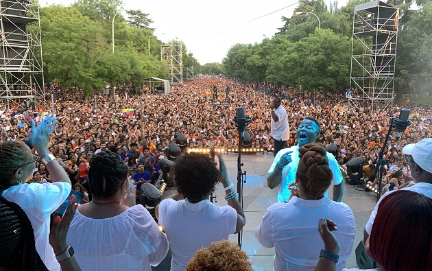 A moment of FestiMadrid, in Madrid, Spain, June 22. / Association Luis Palau,