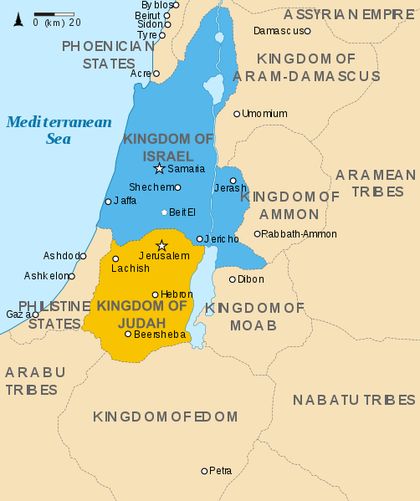 830 BC. Map / Wikimedia Commons.