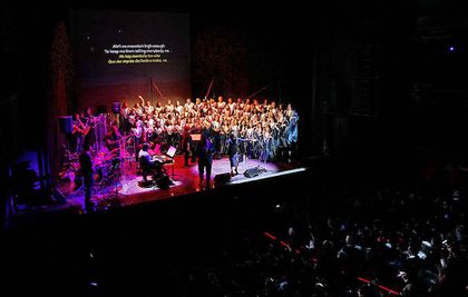 The Gospel Choir of Madrid during a concert. / Protestante Digital.
