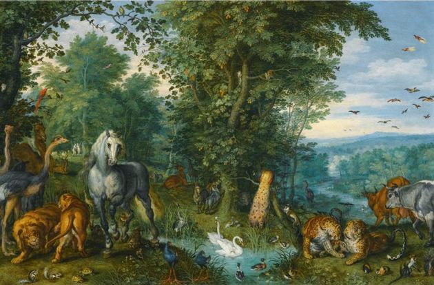 The Garden of Eden with the Fall of Man Jan Brueghel the Elder. / Wikimedia Commons.,