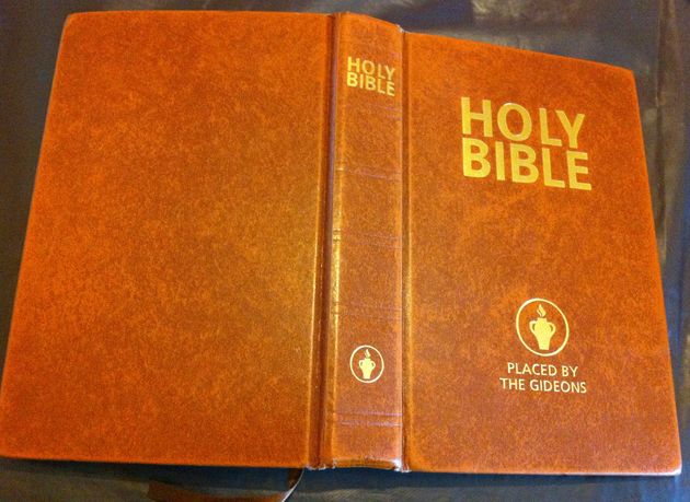 Gideons International has distributed bibles all over the world for over one-hundred years. / Wikipedia.,