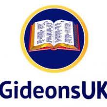 Gideons UK have a new emblem,  the open Bible. / Gideons UK