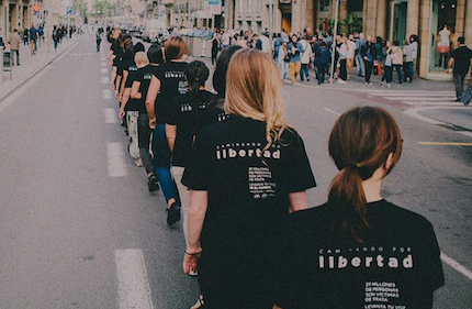 Every year A21 organises the Walk for Freedom in more than 50 countries. / A21