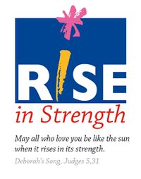 Rise in Strength conference logo. / Global Christian Women in Leadership.