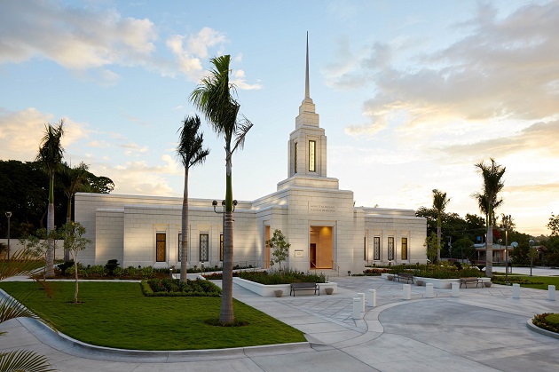 The new temple of the The Church of Jesus Christ of Later-day Saints Port-au-Prince, Haiti. / Photo: LDS Media Library,