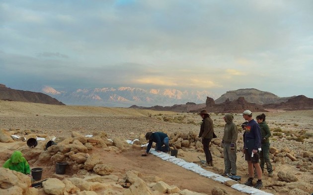 The excavation in the Timna Valley. / Erez Ben-Yosef, University of Tel Aviv.,