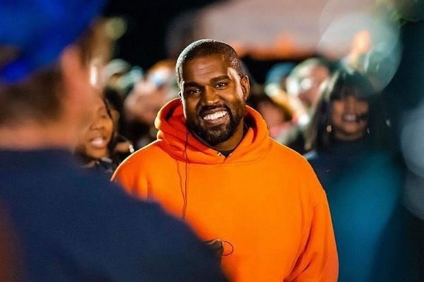 kanye west orange hoodie