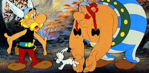 Asterix is an antihero, “a little man” who always goes with Obelix.,