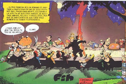 The banquets in the Asterix stories show humanity’s yearning for a happy ending.