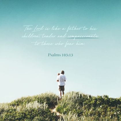 Psalms 103:13 has been the Bible verse image shared most often in English in 2019. / YouVersion.