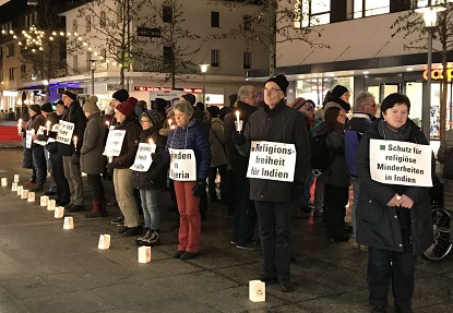 The vigil in Buchs. / CSI Switzerland