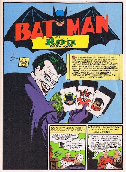 Jerry Robinson, 1922-2011, is the creator of the Joker.