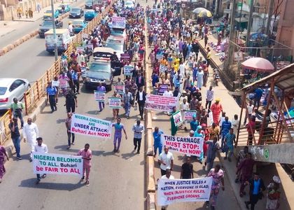 There were protests in 28 of Nigeria’s 36 states. / CAN.