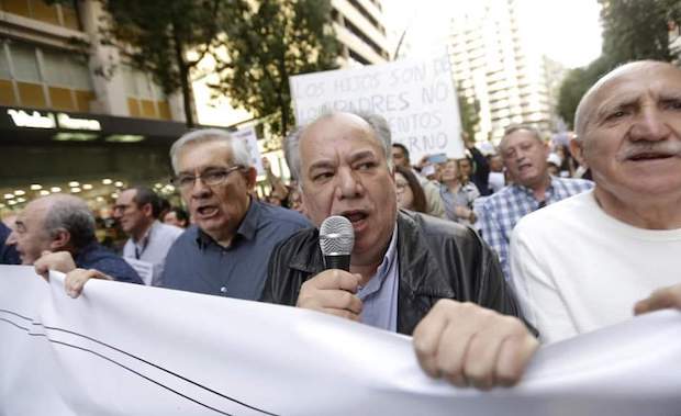 Evangelical Pastor Ángel Zapata was one of the organisers of the march. / CEMU