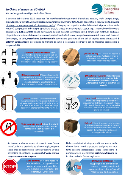 guide of besta practices published by the Italian Evangelical Alliance.