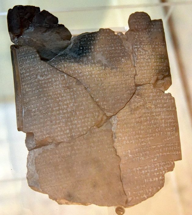 Plague Tablet of Mursilis II, Istanbul Archaeology Museum. / Osama Shukir,