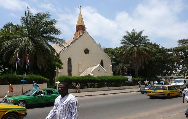 Anglican cathedral in Banjul, Gambia. / Wikipedia.,