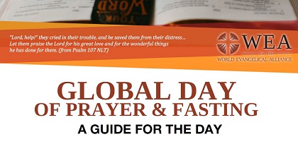 One of the marterials of the Day of Prayer and Fasting 2020. / WEA