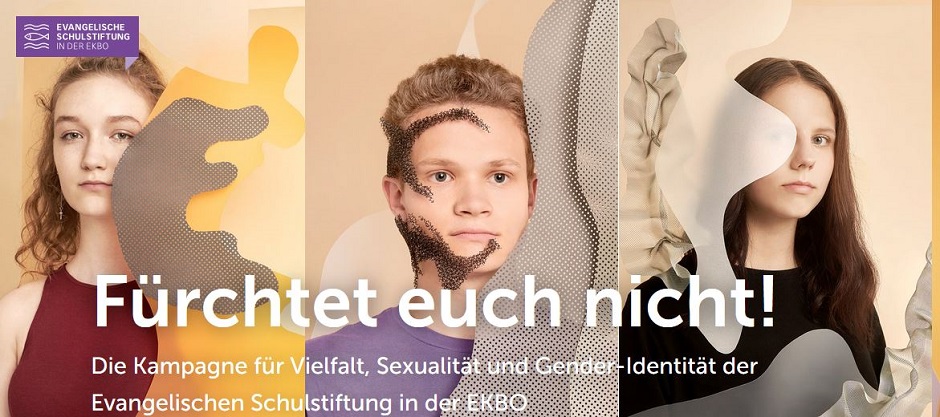 Do not fear: Posters of the EKBO Protestant Church School Foundation. / <a target="_blank" href="https://www.fuerchteteuchnicht.com">Fuerchtet Euch Nicht website</a>,