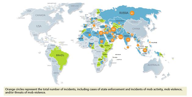 Muslims and Christians are most targeted groups by blasphemy laws