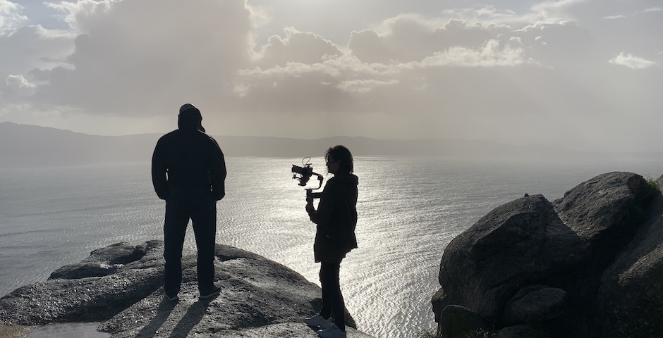 The team shooting in A Coruña. / <a target="_blank" href="https://en.ontheredbox.com/pages/home">Ontheredbox </a>,