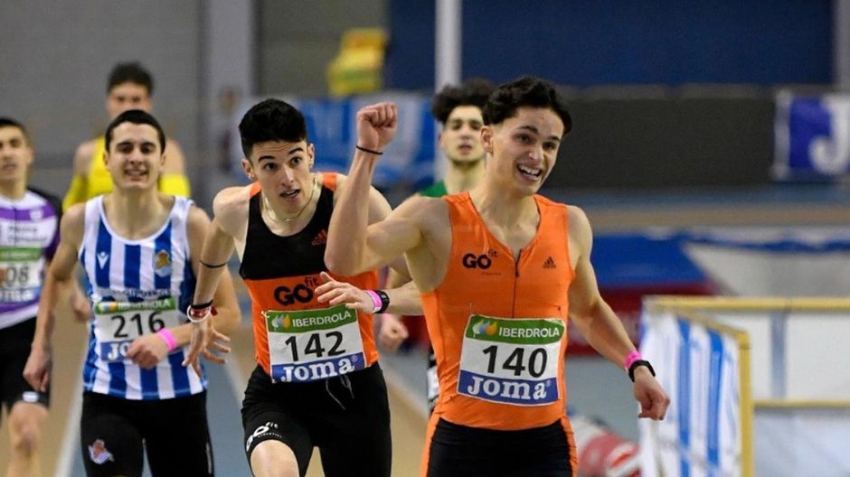 Gerson Pozo wins the 2021 Spanish U20 400m championship./ <a target="_blank" href="https://www.ajalkala.es/"> Club Atletismo Ajalkalá</a>,