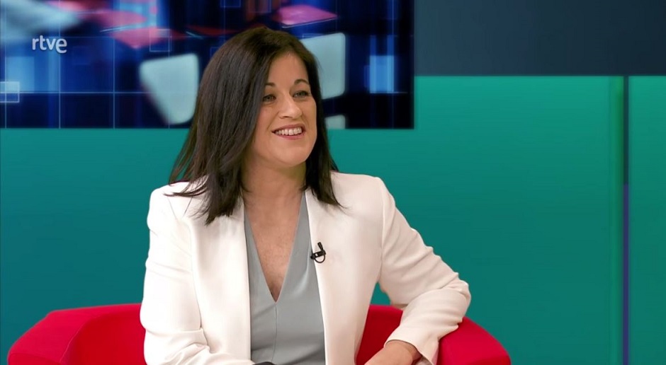 Carolina Bueno, the next Executive Secretary of the Spanish Federation of Evangelical Religious Entities, in an interview with the Buenas Noticias TV programme. / <a target="_blank" href="https://www.rtve.es/">RTVE</a>,