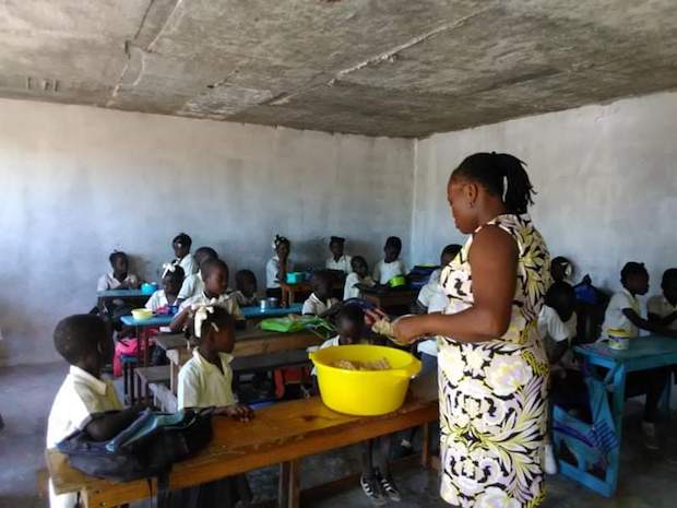 In Haiti, “for most children, school means food”