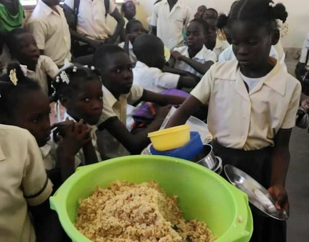 In Haiti, “for most children, school means food”
