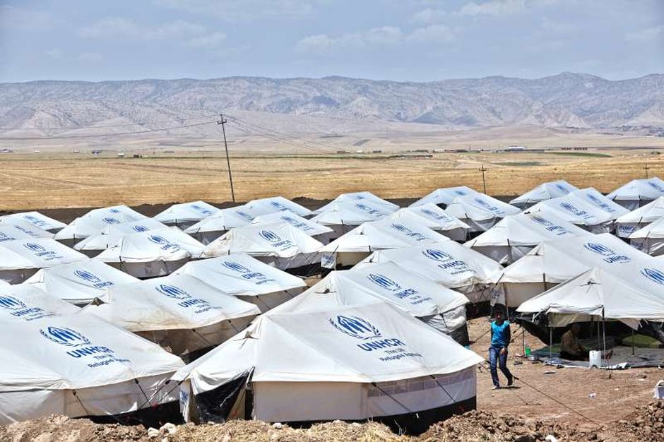 Refugee camp for displaced Iraqis. / <a target="_blank" href="https://www.flickr.com/photos/acnurlasamericas/albums/with/72157647605887039">UNHCR/ACNUR Américas flickr</a>,