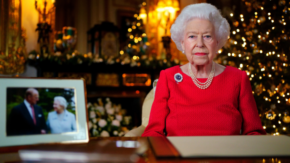 Queen Elizabeth II during her traditional Christmas Day broadcast. / <a target="_blank" href="https://www.royal.uk/">The Royal Family</a>,CC0.,