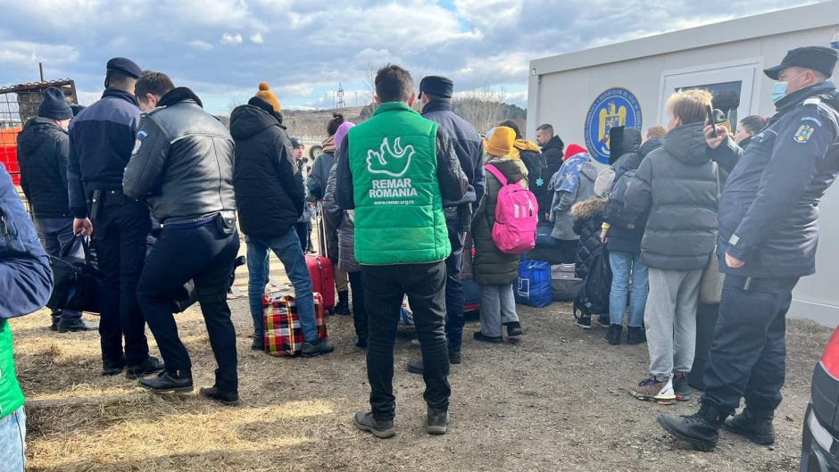 Remar staff is helping welcome Ukrainian refugees in the Romanian border region of Siret. / Photo: <a target="_blank" href="https://remar.org/sos/">Remar SOS</a>. ,