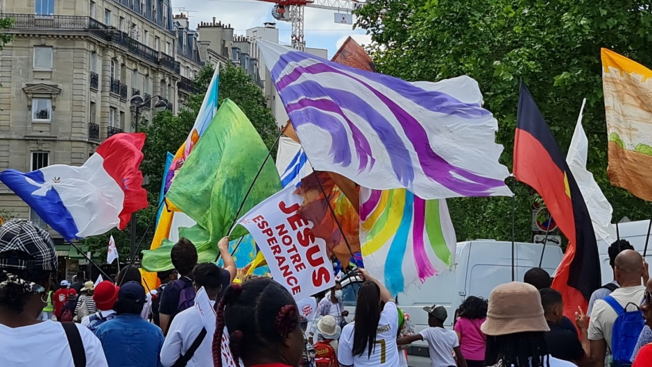 Over 10,000 people marched for Jesus in Paris. / <a target="_blank" href="https://twitter.com/Mpj34">Twitter Marche Pour Jésus 34</a>,