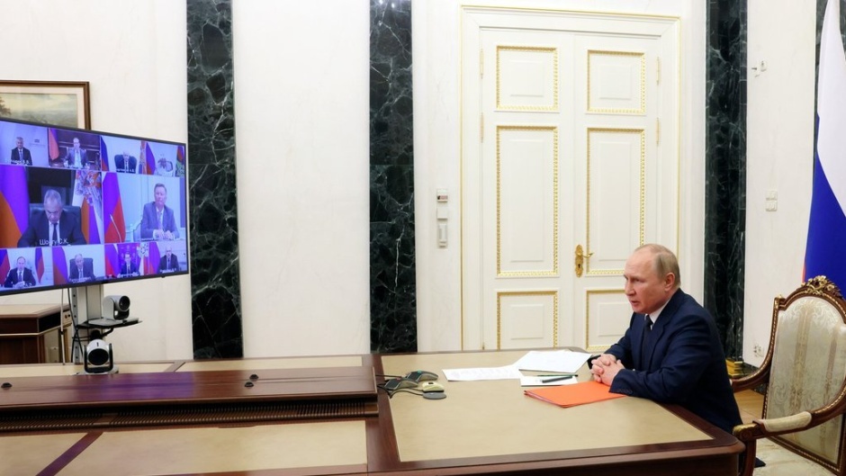 President of Russia, Vladimir Putin, in an image distributed by the Security Council of the Russian Federation. / Photo: <a target="_blank" href="http://www.scrf.gov.ru/">SCRF</a>.,