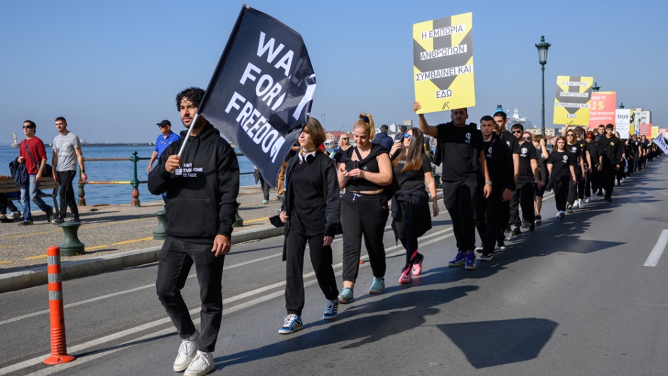 The Walk For Freedom 2022 in Thessaloniki, Greece. / Photo: <a target="_blank" href="https://twitter.com/argyriosphoto">A. Georgiadis</a>,