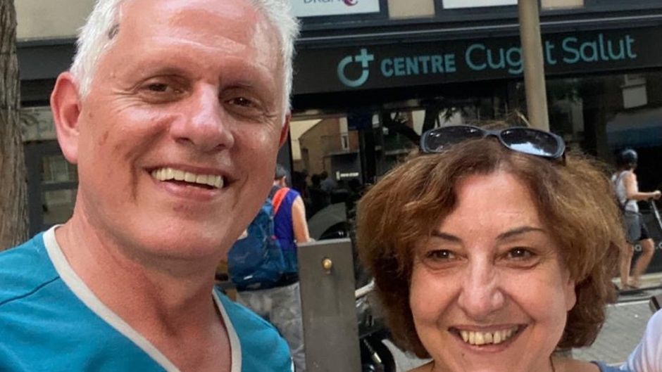 Carlos Madrigal and Rosa María Orriols in Catalonia, after their departure from Turkey. / Courtesy of the author.,
