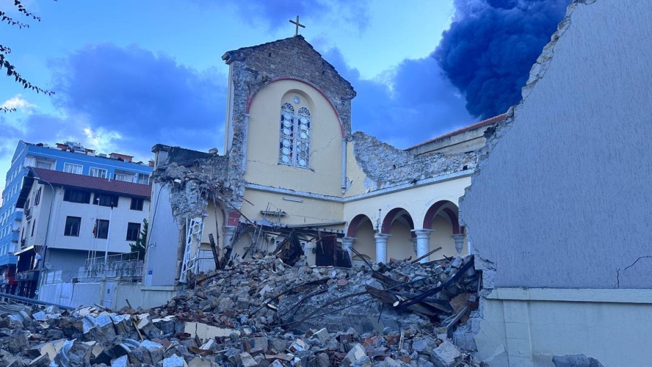 The earthquakes destroyed this church building in Antakya (Antioch), a city with a long Christian history and Protestante presence nowadays. / Photo: <a target="_blank" href="https://shemamedia.com/en-home/">Shema Media Group</a>. ,