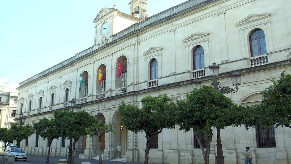 Façade of Seville City Council.,