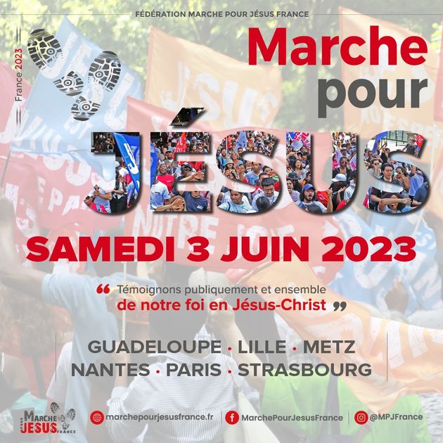 Thousands march for Jesus in France