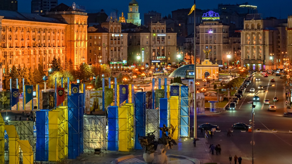 Maidan square in Kyiv, Ukraine, in May 2020. / Photo: <a target="_blank" href="https://www.flickr.com/photos/franganillo/49877215953/">Jorge Franganillo</a>, Flickr, CC BY.,