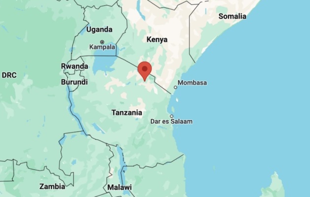 The location were the accident happened, Arusha, in Tanzania.
