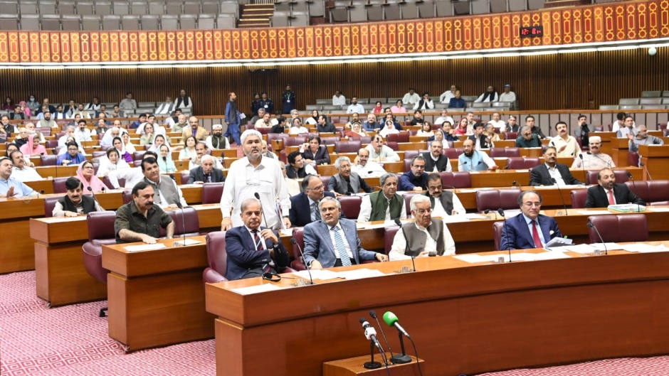 A session of the National Assembly of Pakistan, in June 2024. / Photo: <a target="_blank" href="https://www.facebook.com/NationalAssemblyOfPakistan">Facebook National Assembly of Pakistan</a>,