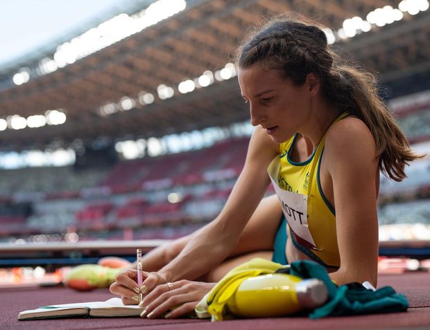 High jumper Nicola Olyslagers gives glory to God after winning silver medal