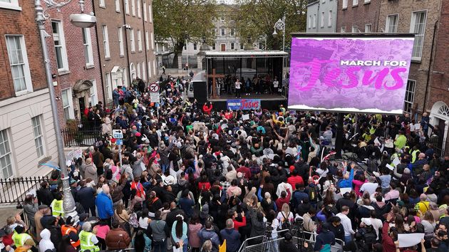 First ever ‘March for Jesus’ gathered thousands in Ireland