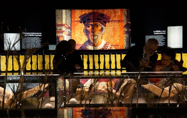 ‘Ezekiel Papyrus’, a biblical document of great value, exhibited in Spain’s national library