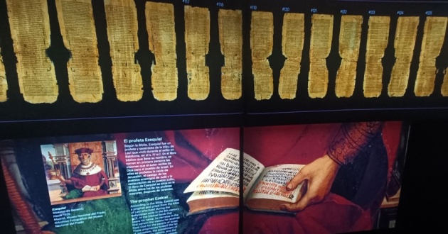 ‘Ezekiel Papyrus’, a biblical document of great value, exhibited in Spain’s national library