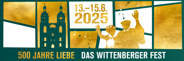 A 500-metre-long wedding table in honour of Martin and Katharina