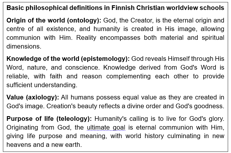 The Christian school movement in Finland – a gradual growth in four decades The Christian school movement in Finland – a gradual growth in four decades